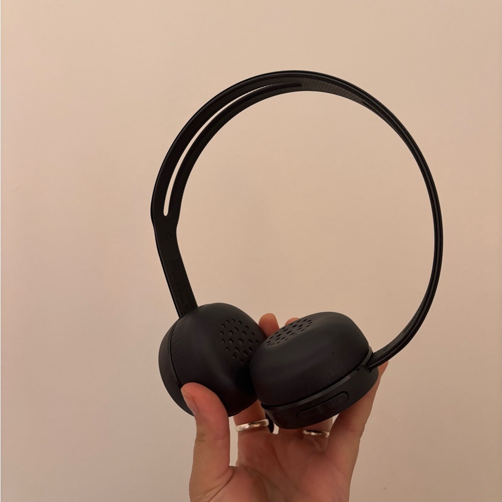 Sony Black On-Ear Headphones Wireless Sleek Design